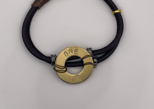 ONE month - 12-Step Milestone Bracelet