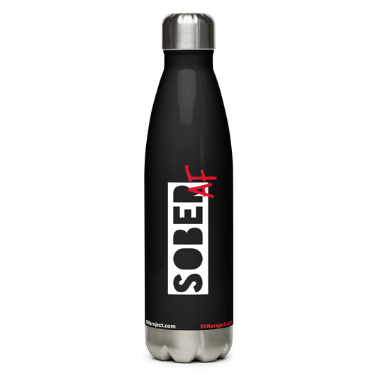 Sober as F*%k - Stainles Steel Water Bottle